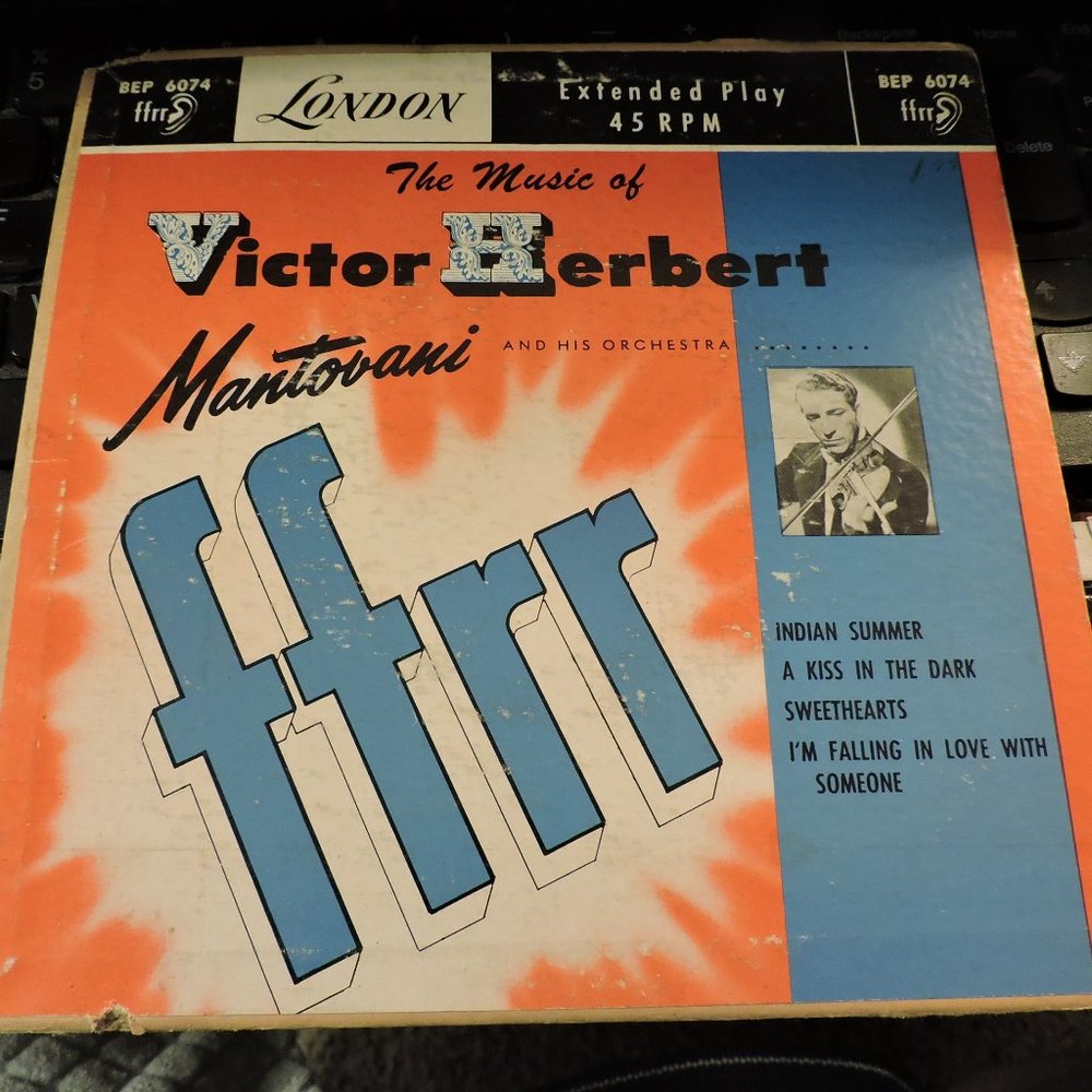 LONDON EXTENDED PLAY Mantovani 45RPM, VICTOR HERBERT